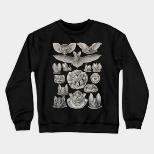 Bat Faces | Nocturnal Flying Mammals Crewneck Sweatshirt